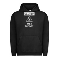 Pigment Black caution wet moms, funny science geek Urban Hoodie - linhVisuals
