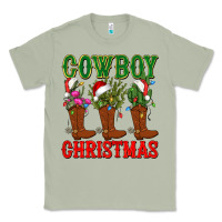Matcha cowboy christmas boots cactus Classic Tee - CowGirlArtShop