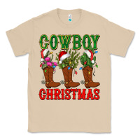 Mushroom cowboy christmas boots cactus Classic Tee - CowGirlArtShop