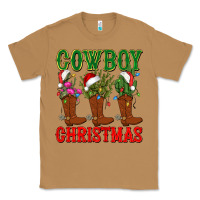 Toasted Coconut cowboy christmas boots cactus Classic Tee - CowGirlArtShop
