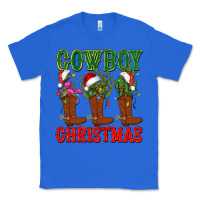 True Royal cowboy christmas boots cactus Classic Tee - CowGirlArtShop
