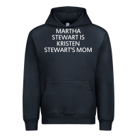 Navy MARTHA STEWART IS KRISTEN STEWART'S MOM - QUOTES Urban Hoodie - linhVisuals