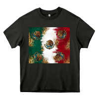Asphalt Mexican Flag Heavy Core Tee - RanaPortraitStore