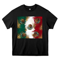 Black Mexican Flag Heavy Core Tee - RanaPortraitStore