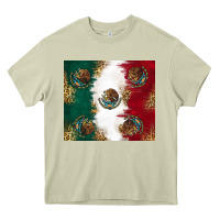 Mossy Mexican Flag Heavy Core Tee - RanaPortraitStore