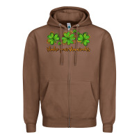 Chestnut shake your shamrocks Zipper Hoodie - AdoDesignShop