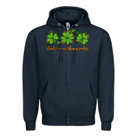Navy shake your shamrocks Zipper Hoodie - AdoDesignShop