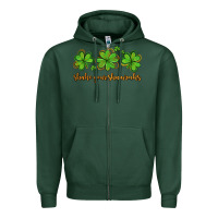 Sports Green shake your shamrocks Zipper Hoodie - AdoDesignShop