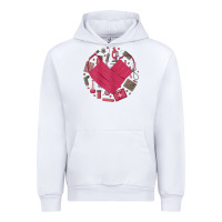 White womens happy valentine's day cute heart style for nurses life 2022 Urban Hoodie - linhVisuals