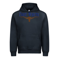 Navy vintage fort worth texas flag men women kids Urban Hoodie - linhVisuals