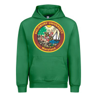 Emerald salisbury university vectorized Urban Hoodie - linhVisuals