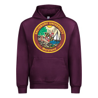 Mauve Wine salisbury university vectorized Urban Hoodie - linhVisuals