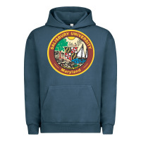 Pigment Midnight Navy salisbury university vectorized Urban Hoodie - linhVisuals