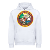 White salisbury university vectorized Urban Hoodie - linhVisuals