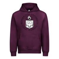 Mauve Wine Benedictine University Urban Hoodie - linhVisuals