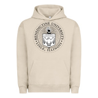 Pigment French Oak Benedictine University Urban Hoodie - linhVisuals