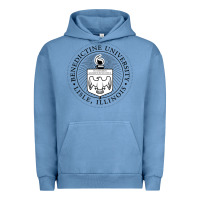 Pigment Pebble Blue Benedictine University Urban Hoodie - linhVisuals