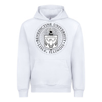 White Benedictine University Urban Hoodie - linhVisuals
