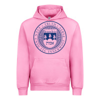 Fuchsia Pink Brandeis University Urban Hoodie - linhVisuals