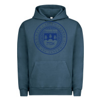 Pigment Midnight Navy Brandeis University Urban Hoodie - linhVisuals