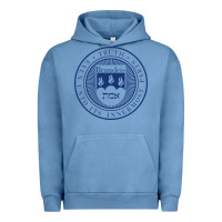 Pigment Pebble Blue Brandeis University Urban Hoodie - linhVisuals