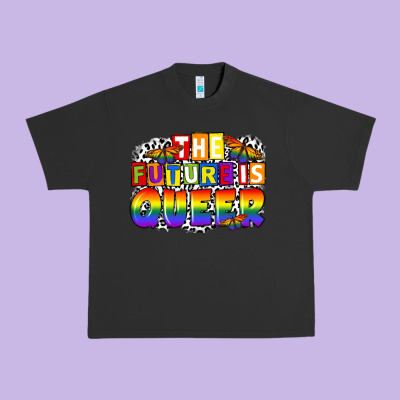 The Future Is Queer Urban Heavy Tee Designed By Fadigitalartstudio