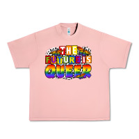 Salmon the future is queer Urban Heavy Tee - FaDigitalArtStudio