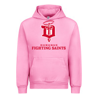 Fuchsia Pink fighting saints Urban Hoodie - linhVisuals