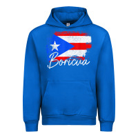 Cobalt puerto rico boricua vintage puerto rican flag pride t shirt Urban Hoodie - linhVisuals