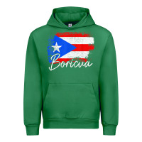 Emerald puerto rico boricua vintage puerto rican flag pride t shirt Urban Hoodie - linhVisuals