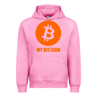 Fuchsia Pink my bitcoin Urban Hoodie - linhVisuals