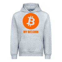 Heather Grey my bitcoin Urban Hoodie - linhVisuals