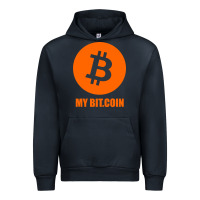 Navy my bitcoin Urban Hoodie - linhVisuals