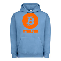 Pigment Pebble Blue my bitcoin Urban Hoodie - linhVisuals