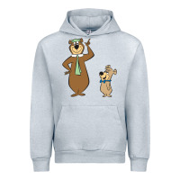 Heather Grey Yogi Bear Urban Hoodie - linhVisuals