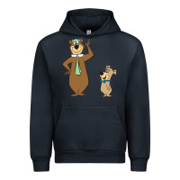 Navy Yogi Bear Urban Hoodie - linhVisuals