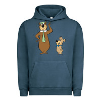 Pigment Midnight Navy Yogi Bear Urban Hoodie - linhVisuals