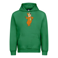 Emerald Yogi Bear Urban Hoodie - linhVisuals
