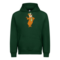 Forest Green Yogi Bear Urban Hoodie - linhVisuals
