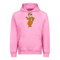 Fuchsia Pink Yogi Bear Urban Hoodie - linhVisuals