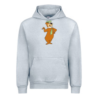 Heather Grey Yogi Bear Urban Hoodie - linhVisuals