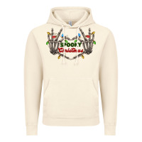 Vintage Artic spooky christmas skeleton hands Vintage Hoodie - FaDigitalArtStudio