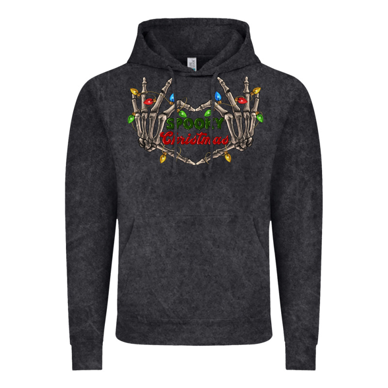 Spooky Christmas Skeleton Hands Vintage Hoodie by FaDigitalArtStudio | Teevron