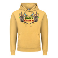 Vintage Mustard spooky christmas skeleton hands Vintage Hoodie - FaDigitalArtStudio