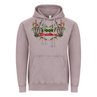 Vintage Zinc spooky christmas skeleton hands Vintage Hoodie - FaDigitalArtStudio