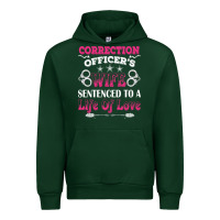 Forest Green correction officers wife sentenced to a life of love Urban Hoodie - linhVisuals