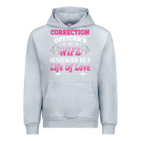 Heather Grey correction officers wife sentenced to a life of love Urban Hoodie - linhVisuals