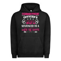 Pigment Black correction officers wife sentenced to a life of love Urban Hoodie - linhVisuals