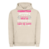 Pigment French Oak correction officers wife sentenced to a life of love Urban Hoodie - linhVisuals