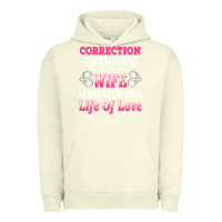 Pigment Pistachio correction officers wife sentenced to a life of love Urban Hoodie - linhVisuals